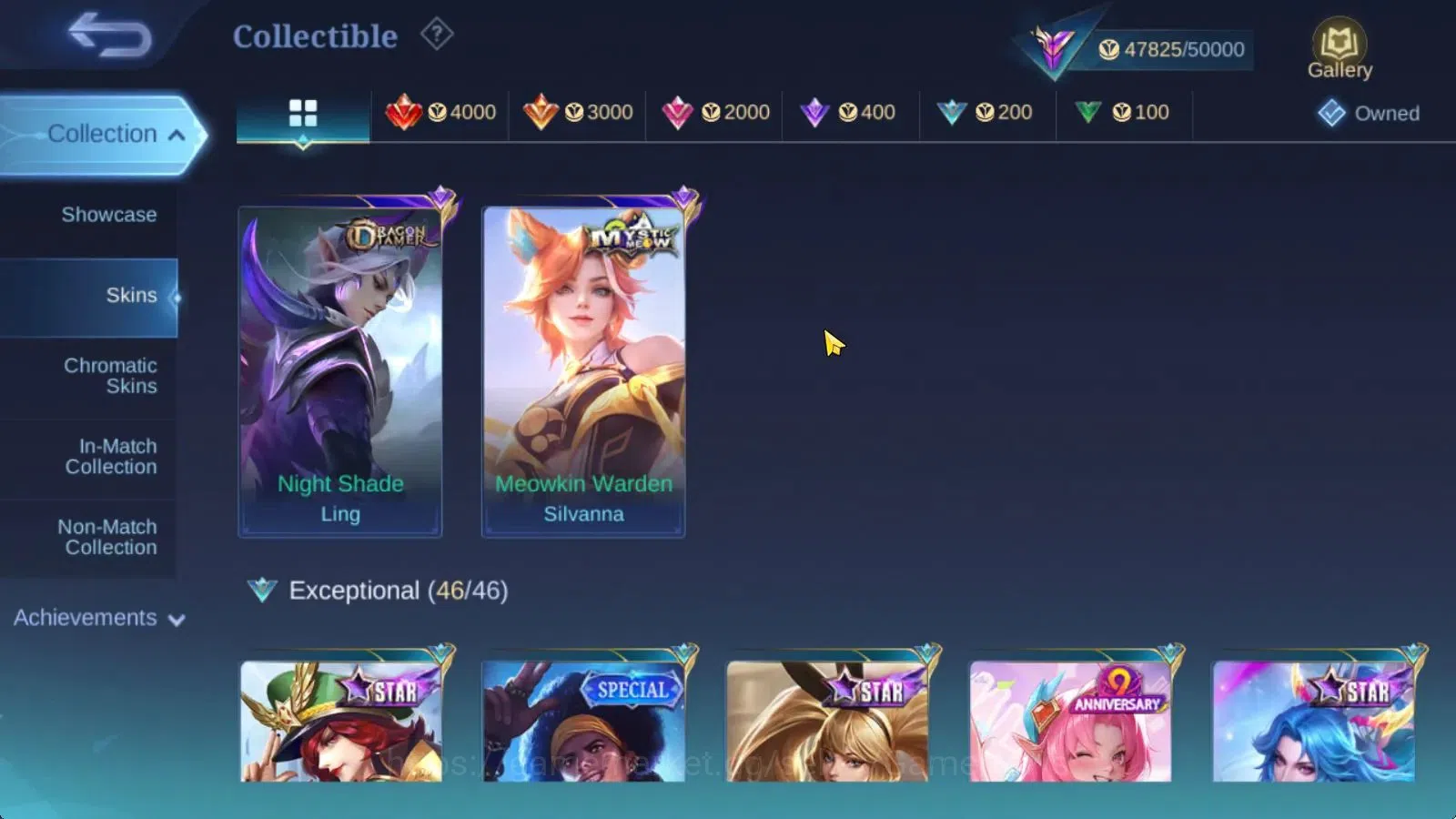 Mobile Legends: Bang Bang Accounts Hero 94|Skin 176|Prime Granger,KOF Karina,Annual L image 12