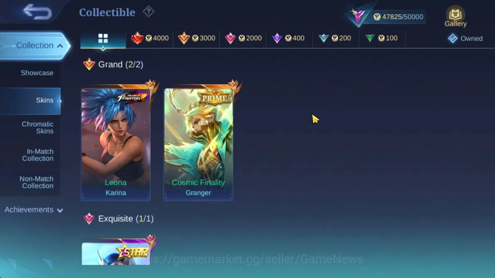 Mobile Legends: Bang Bang Accounts Hero 94|Skin 176|Prime Granger,KOF Karina,Annual L image 5