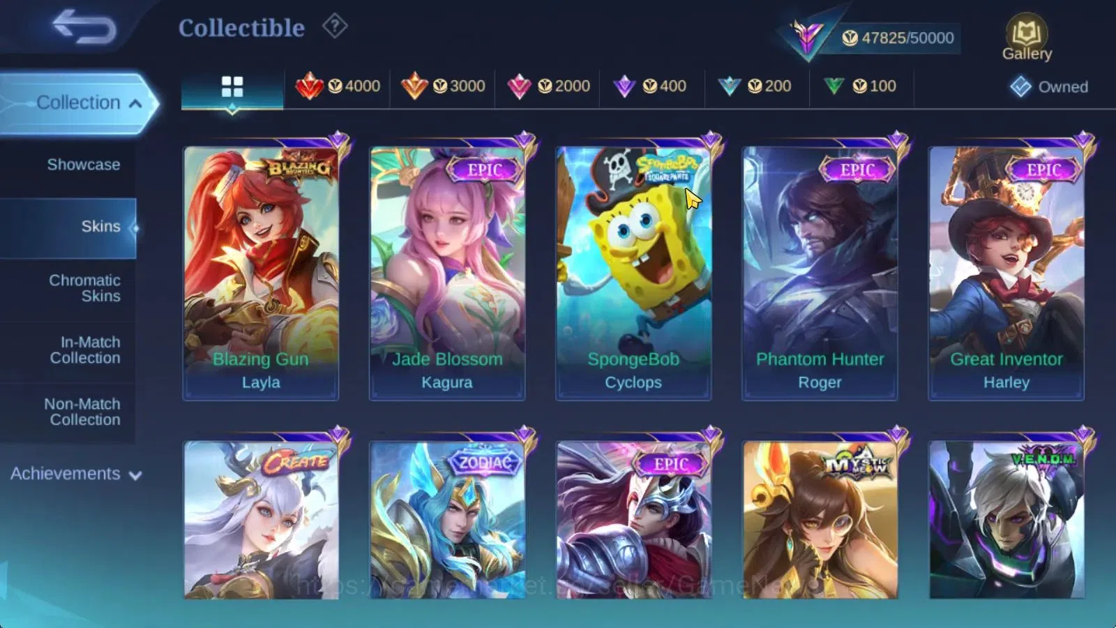 Mobile Legends: Bang Bang Accounts Hero 94|Skin 176|Prime Granger,KOF Karina,Annual L image 8
