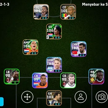 eFootball Accounts Legends & Iconic Players Mobile|PW 3164|Wesley Sneljder Epic,Johan Cruyff Epic,Dlmltar Berbatov Epic,Eden