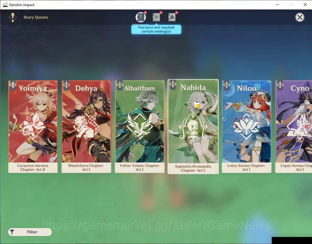 Genshin Impact Accounts ASIA |AR 56|6 Limited+2(*5Weapon)|Mavuika,Nefer,Ko image 12