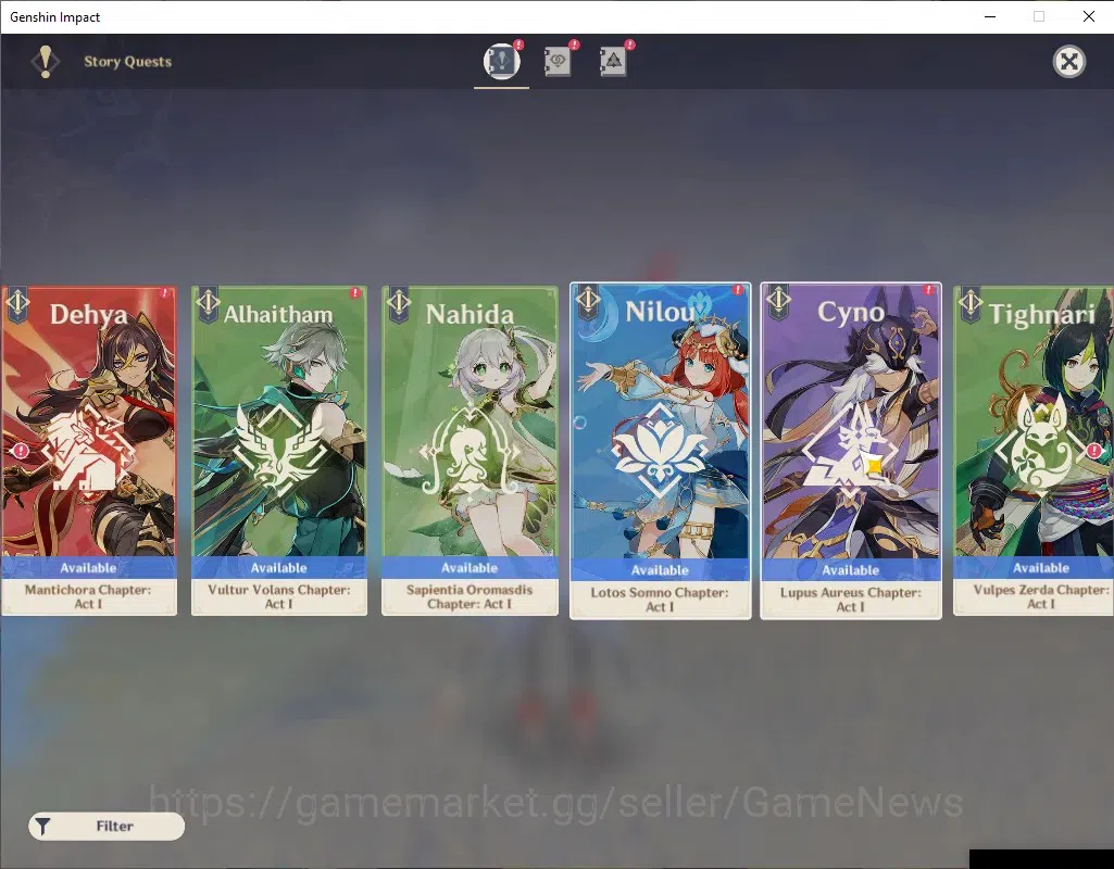 Genshin Impact Accounts ASIA|AR 56|4 Limited + 4 (*5 Weapon)|ArlecchinoC1+ image 20