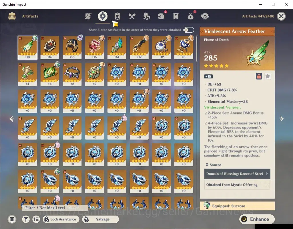 Genshin Impact Accounts ASIA|AR 56|4 Limited + 4 (*5 Weapon)|ArlecchinoC1+ image 6