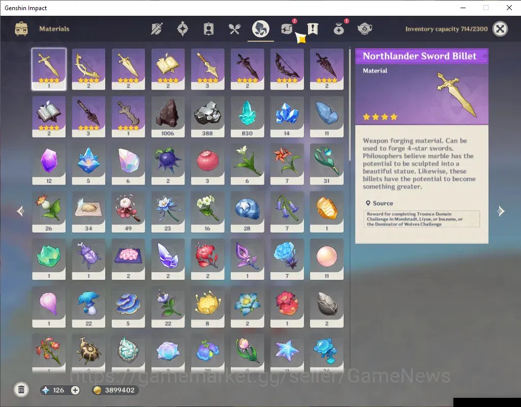 Genshin Impact Accounts ASIA|AR 56|4 Limited + 4 (*5 Weapon)|ArlecchinoC1+ image 7