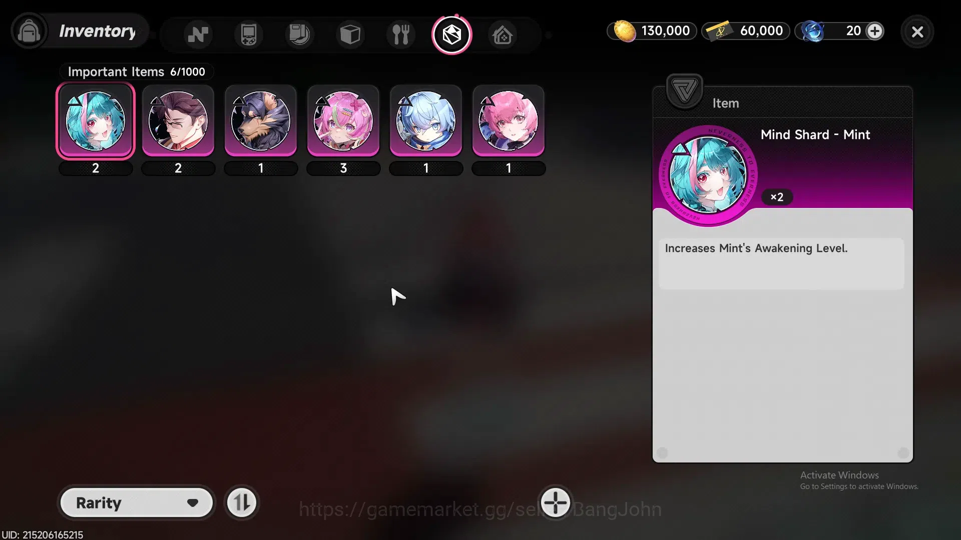 Neverness to Everness Accounts NA|starter| 2 S (Nanally+Hator) 6 Char A|MC female image 5