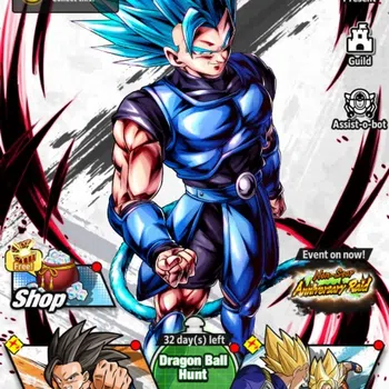 Dragon Ball Legends High-End 352M TotalPower|LV157|4UL+1LR+8LL|SSG SS Gogeta,Om image 1