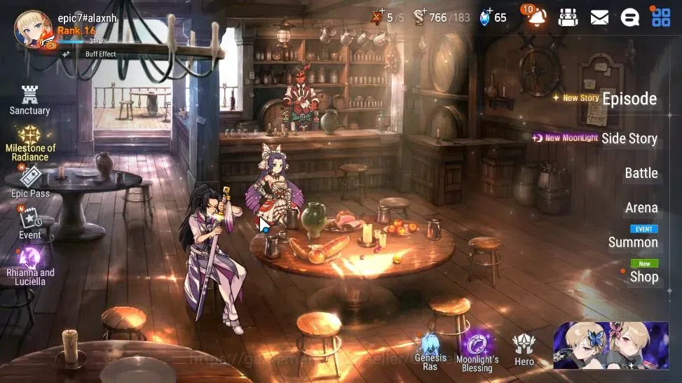 Epic Seven Accounts GLOBAL Unverif|New Era|2 ML(Monarch of the Sword I image 1