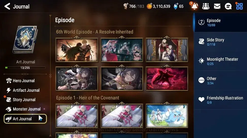 Epic Seven Accounts GLOBAL Unverif|New Era|2 ML(Monarch of the Sword I image 19