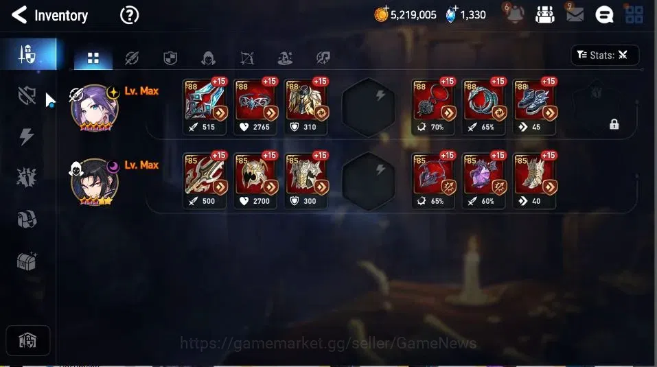 Epic Seven Accounts GLOBAL Unverif|New Era|2 ML(Rhianna&Luciella, DK S image 14
