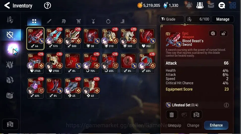 Epic Seven Accounts GLOBAL Unverif|New Era|2 ML(Rhianna&Luciella, DK S image 15
