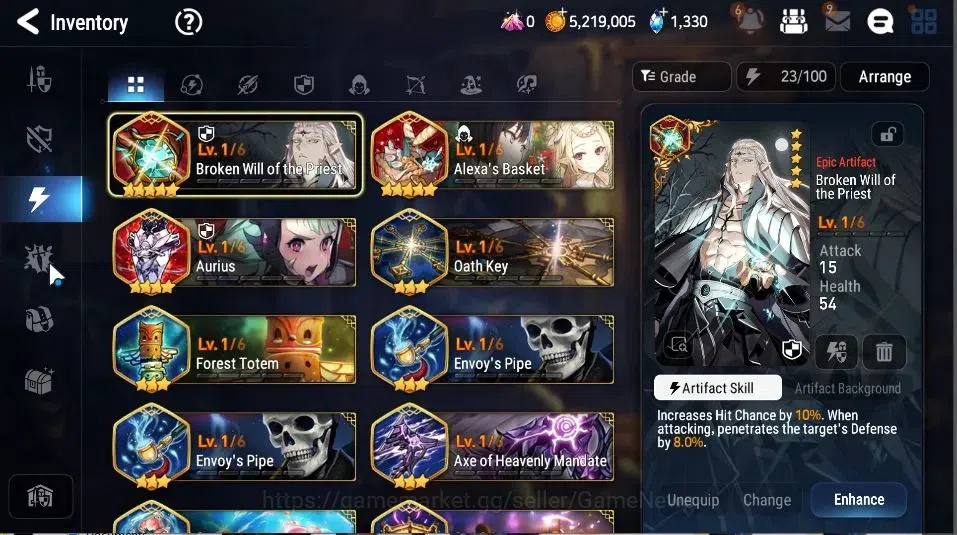 Epic Seven Accounts GLOBAL Unverif|New Era|2 ML(Rhianna&Luciella, DK S image 16