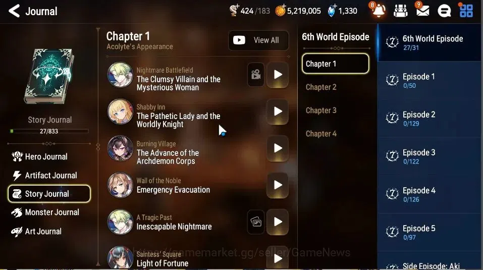 Epic Seven Accounts GLOBAL Unverif|New Era|2 ML(Rhianna&Luciella, DK S image 5