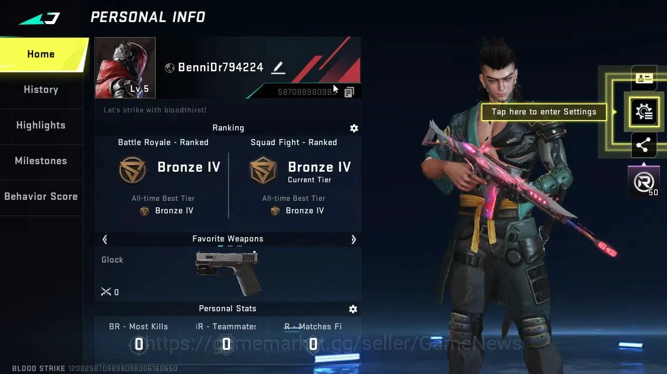Blood Strike Accounts ASIA | ULTRA [ZERO.FAL-Supernova, ZERO |Legendary image 3