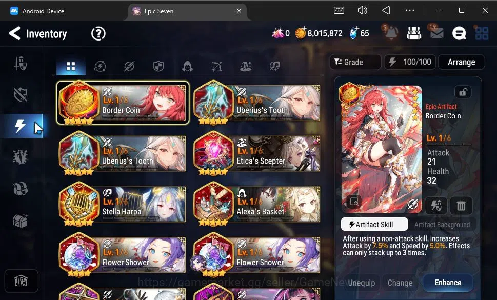 Epic Seven Accounts GLOBAL Unverif|New Era|3 ML (Abyssal Yufine,Straze image 10