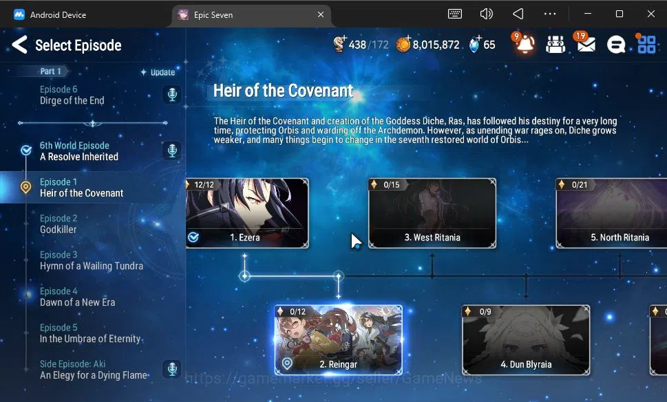 Epic Seven Accounts GLOBAL Unverif|New Era|3 ML (Abyssal Yufine,Straze image 14