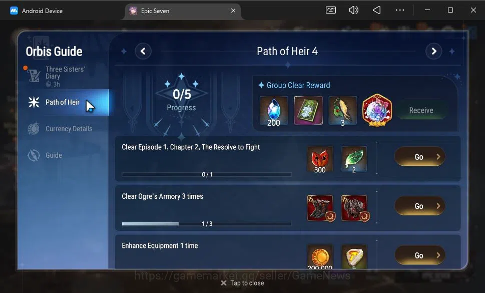 Epic Seven Accounts GLOBAL Unverif|New Era|3 ML (Abyssal Yufine,Straze image 3