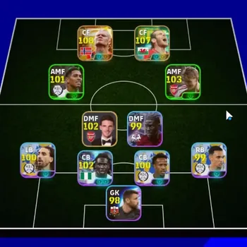 eFootball Accounts High-End Android|Big Time Erling Haaland|Power3162|6 Epic Gareth Bale,Suarez,Eric