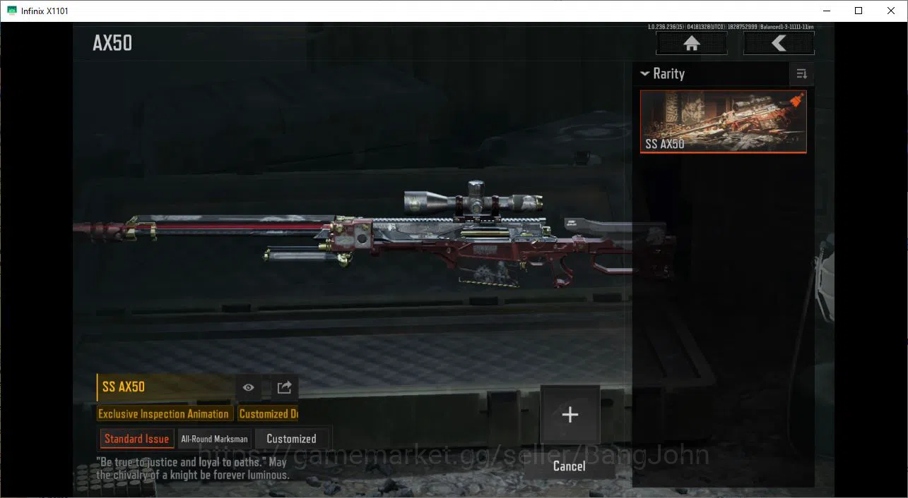 Arena Breakout Accounts MOBILE|LVL30 SV 7,8 M|CV 4,8 M|SK WEAPON SS AX50 , image 9
