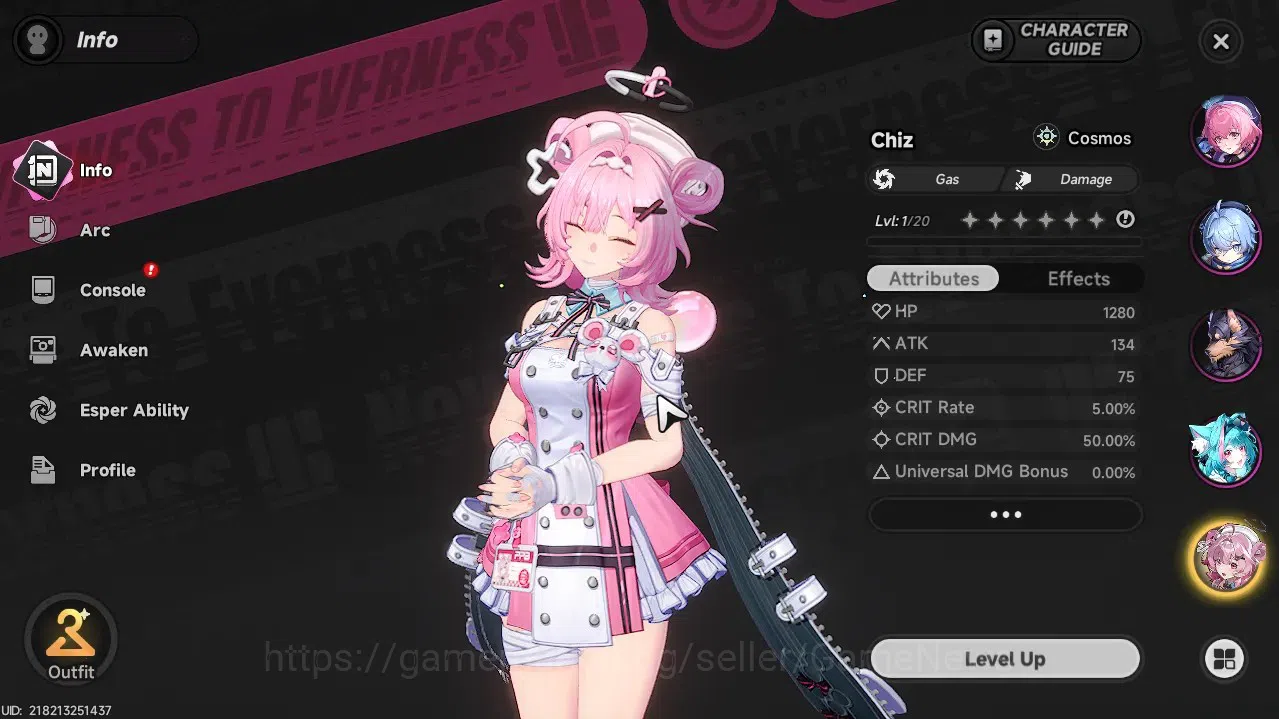 Neverness to Everness Accounts GLOBAL SEA|HL 43|TL 18|6 SSR 3 Limit[Lacrimosa,Hot image 7