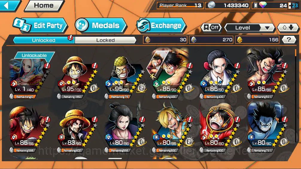 One Piece Bounty Rush Accounts Global|4 EX|Seraphim S-Snake,Awakened Form robb Lu image 6