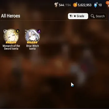 Epic Seven Accounts Starter GLOBAL Unverif|NewEra|2 ML(BW Iseria,Monarch Sword