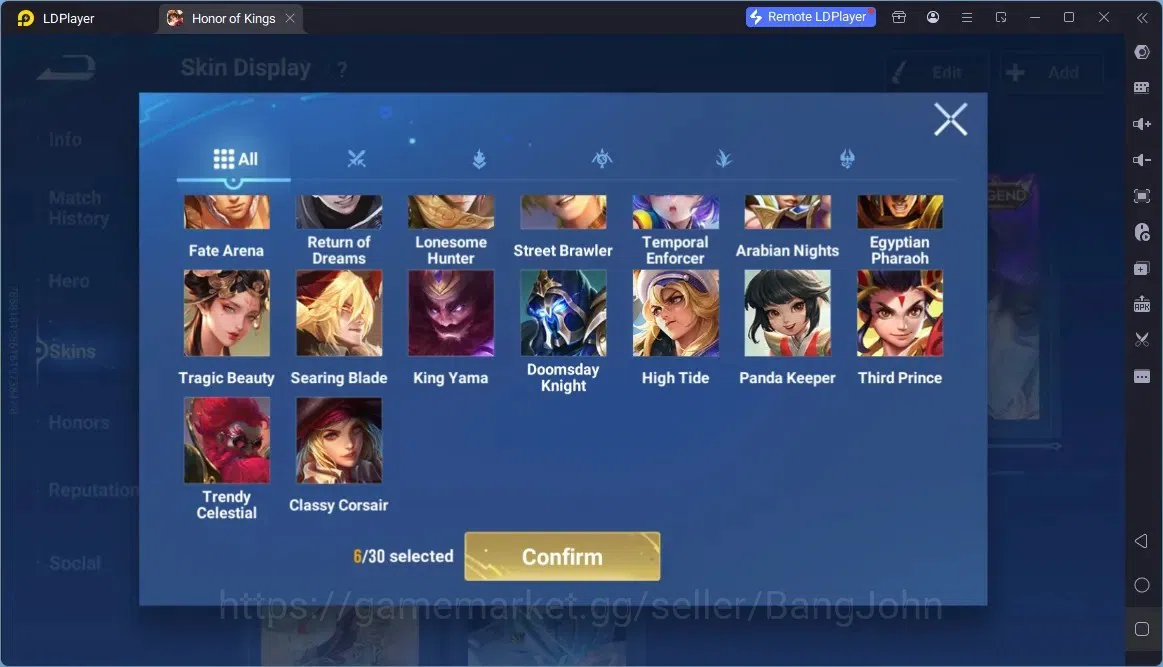 Honor of Kings Accounts Global |Precious Ultramen Mozi , LNY Da Qiao, Blea image 10