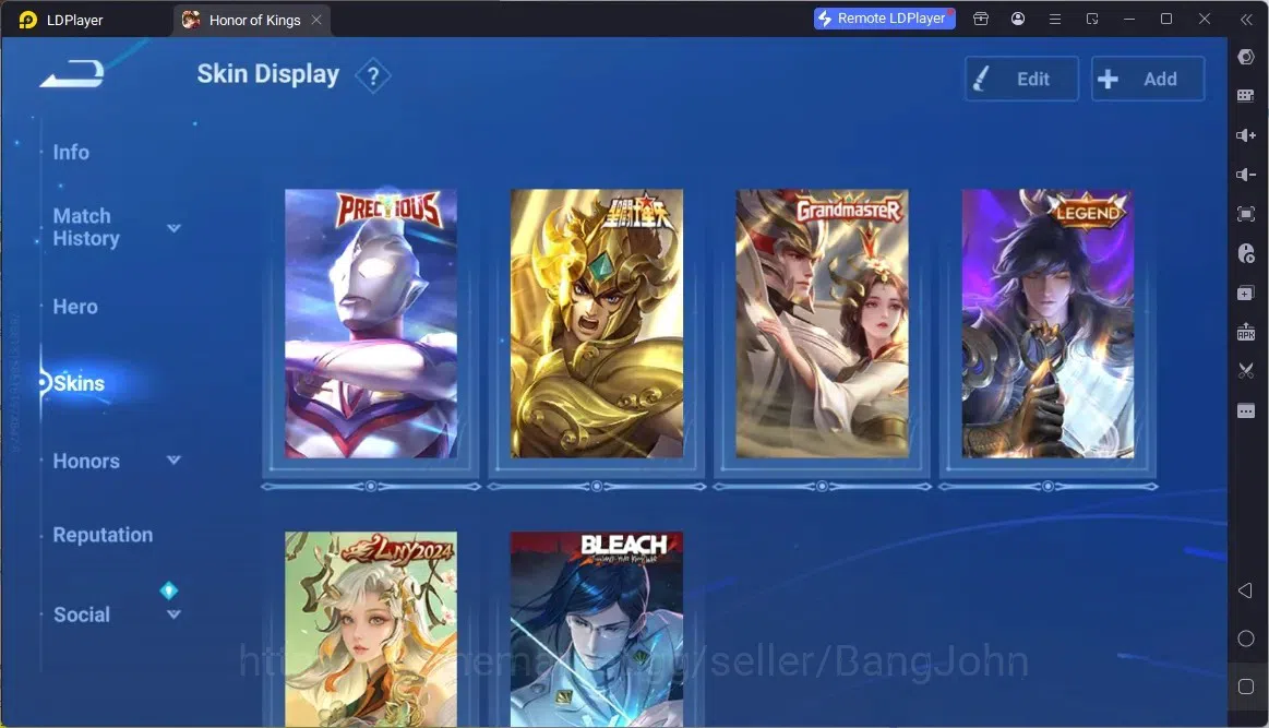 Honor of Kings Accounts Global |Precious Ultramen Mozi , LNY Da Qiao, Blea image 3