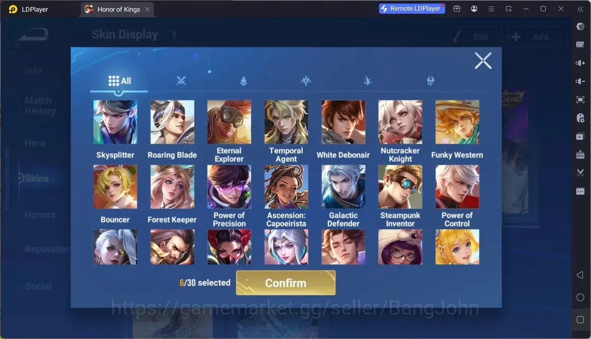 Honor of Kings Accounts Global |Precious Ultramen Mozi , LNY Da Qiao, Blea image 6