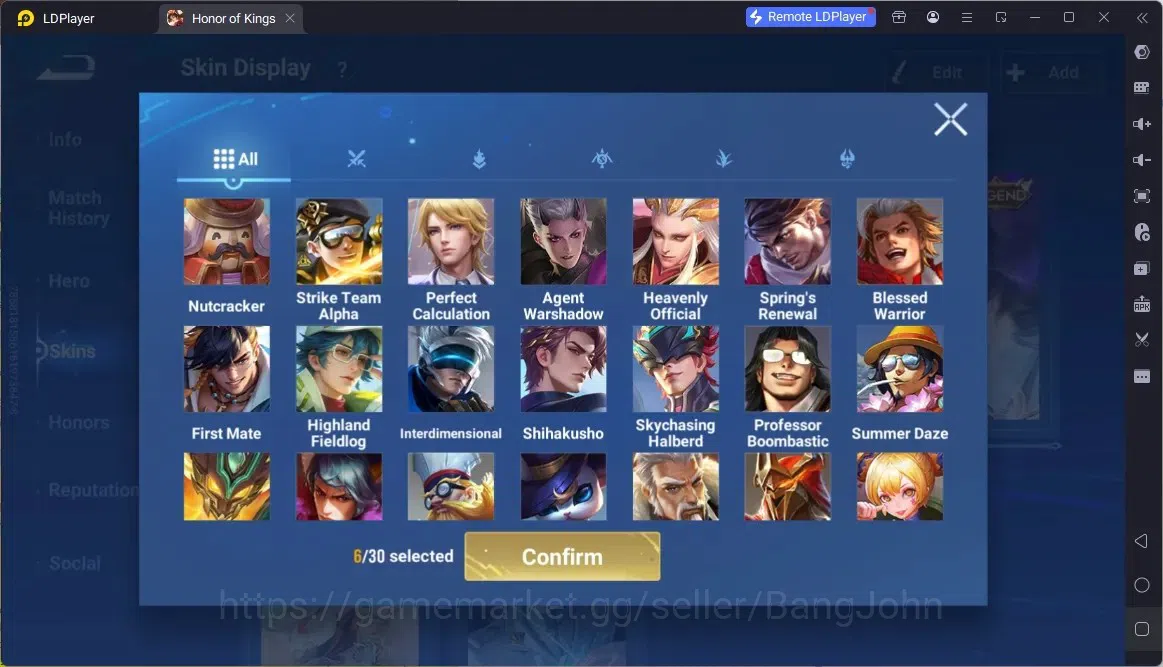 Honor of Kings Accounts Global |Precious Ultramen Mozi , LNY Da Qiao, Blea image 7