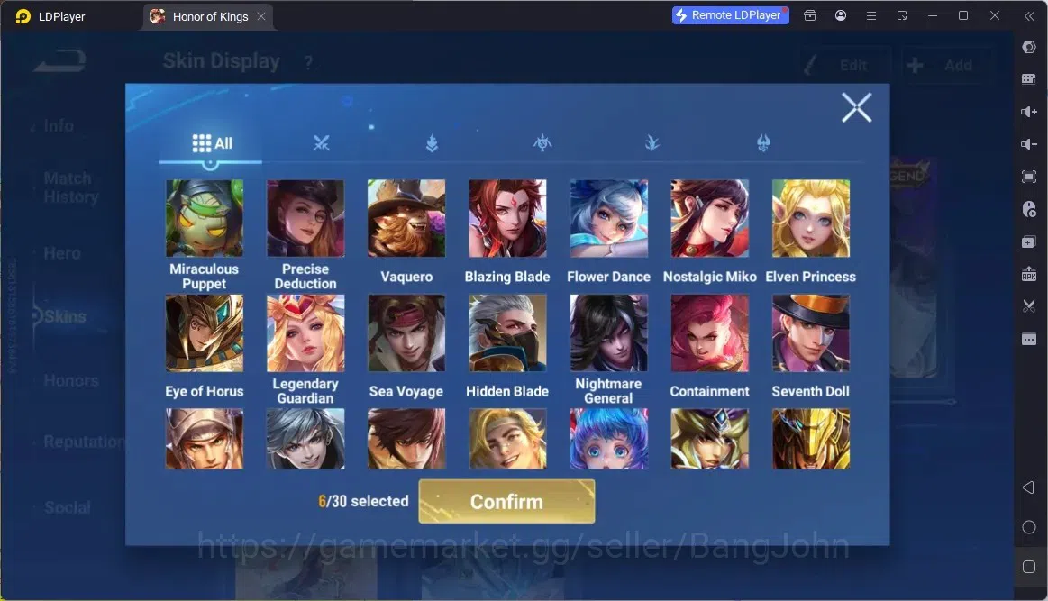Honor of Kings Accounts Global |Precious Ultramen Mozi , LNY Da Qiao, Blea image 9