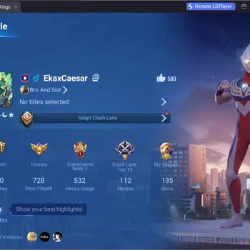 Honor of Kings Rare Skin Global |Precious Ultramen Mozi , LNY Da Qiao, Blea image 1