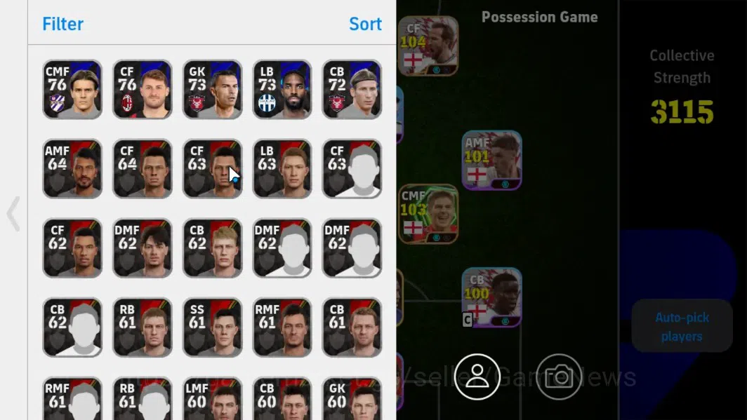 eFootball Accounts Android|Showtime Vitinha,Lionel Messi,Epic Filippo image 3