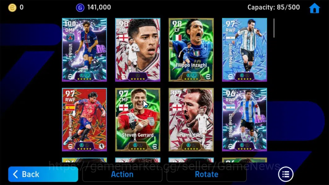 eFootball Accounts Android|Showtime Vitinha,Lionel Messi,Epic Filippo image 5