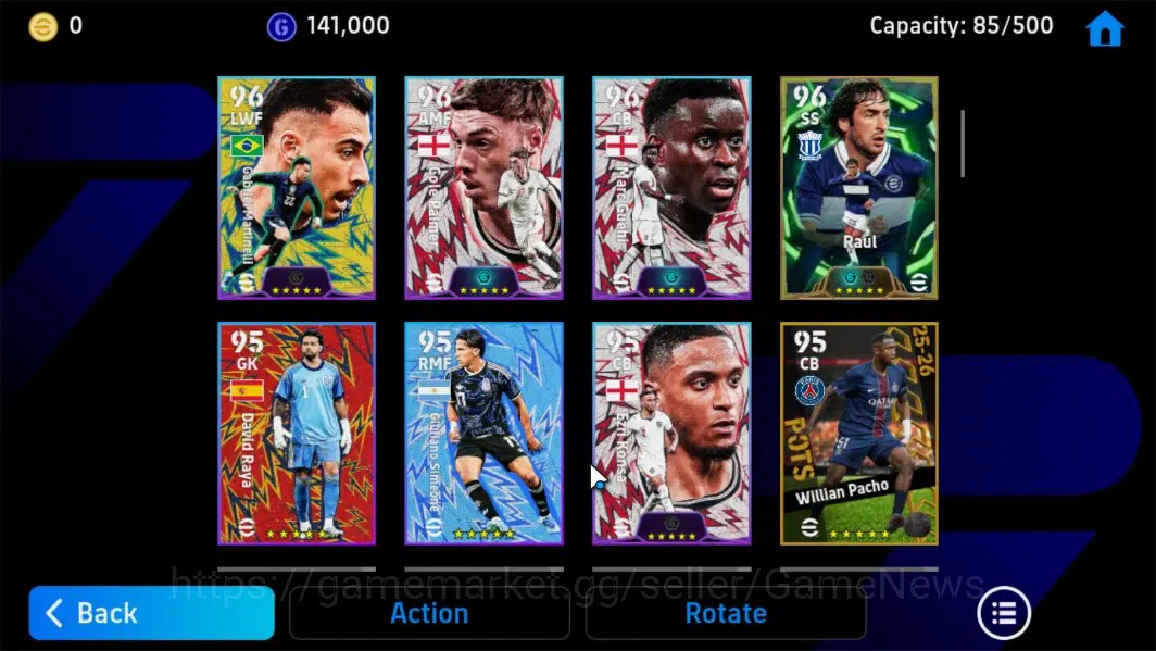 eFootball Accounts Android|Showtime Vitinha,Lionel Messi,Epic Filippo image 6