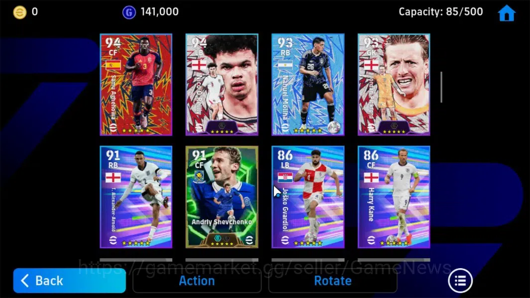 eFootball Accounts Android|Showtime Vitinha,Lionel Messi,Epic Filippo image 7