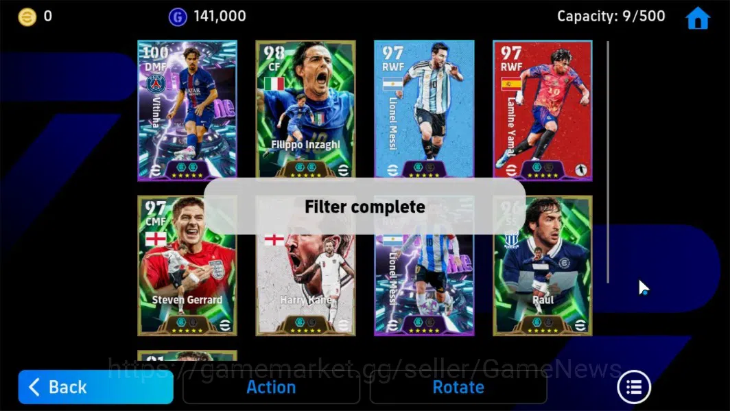 eFootball Accounts Android|Showtime Vitinha,Lionel Messi,Epic Filippo image 8