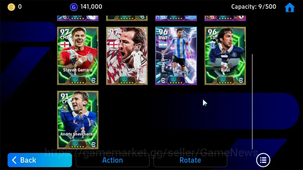 eFootball Accounts Android|Showtime Vitinha,Lionel Messi,Epic Filippo image 9