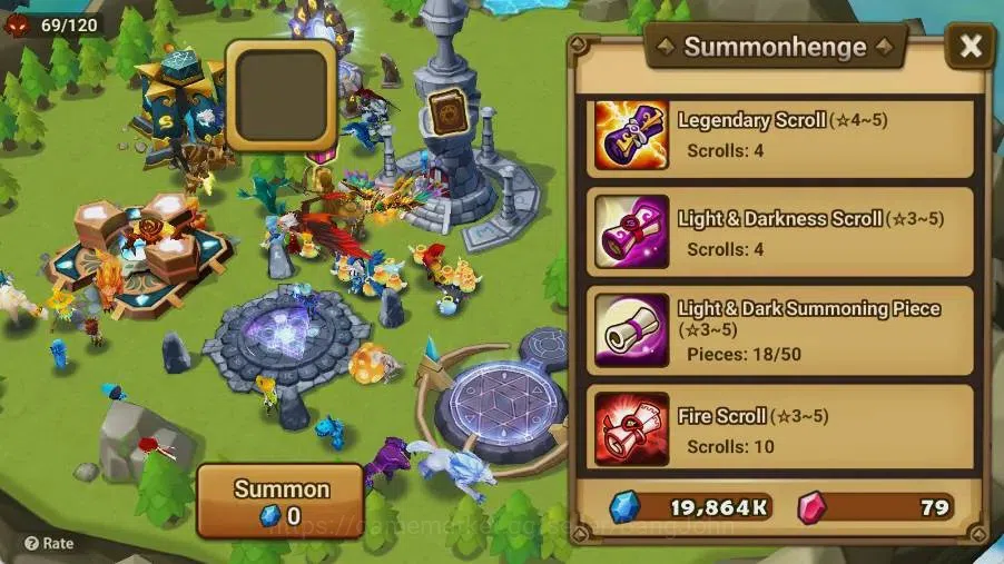 Summoners War: Sky Arena Accounts Starter GLOBAL | NB 5 TESHAR,Starter Gacha 115 12Y+160 11Y Scrool, 3 Legendary All 4