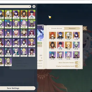 Genshin Impact Accounts Others Asia|AR 53|4 Limited + 3(*5 Weapon)|Nahida+Sign,Mavuika,Flins,Shogun|Male MC|Take Mail|Check