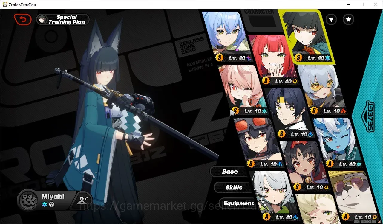 Zenless Zone Zero Accounts Starter ASIA|IK 40|S1 Ch2|Free HSR|5 Limited (Miyabi,Yuzuha,Lucia+Sign,Zhao,Haru)+3 STD 1