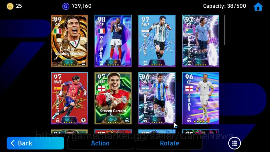 eFootball Accounts Legends & Iconic Players Android|BigTime Gianluigi Buffon,Epic Gerrard,Andriy Shevchenko,ShowTime ICv1 4
