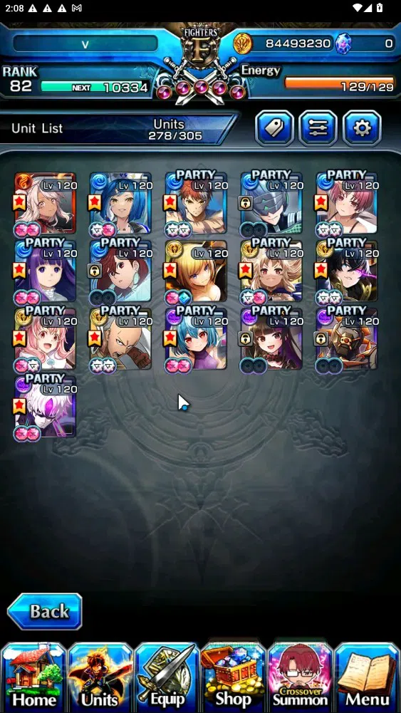 Grand Summoners Accounts End-Game Global|Rank 55|1 SP Art|16 Ascend+6 TW|(Emiya,Saitama,Fern,Jiji,Isliid HP,SS 3