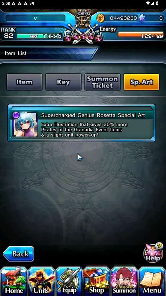 Grand Summoners Accounts End-Game Global|Rank 55|1 SP Art|16 Ascend+6 TW|(Emiya,Saitama,Fern,Jiji,Isliid HP,SS 7
