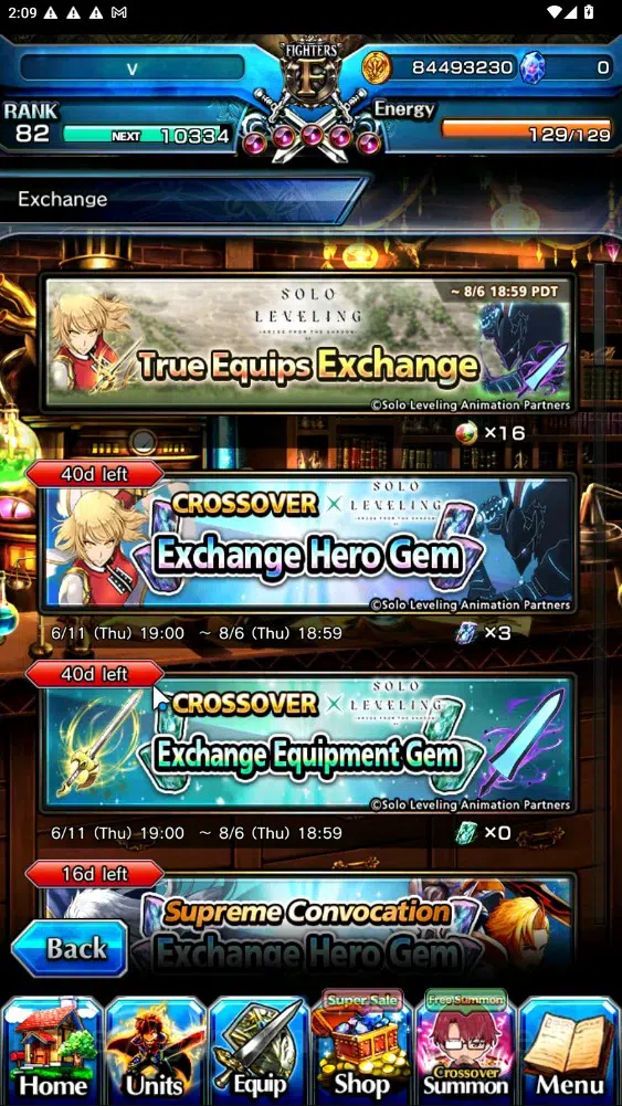 Grand Summoners Accounts End-Game Global|Rank 55|1 SP Art|16 Ascend+6 TW|(Emiya,Saitama,Fern,Jiji,Isliid HP,SS 9