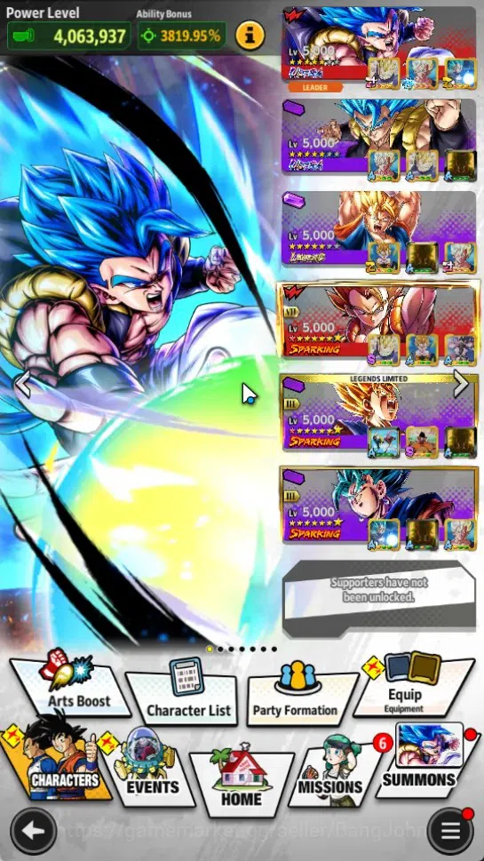 Dragon Ball Legends Accounts Android/IOS|Lvl 148|21M Total Power|961 CC|1 LR|3  image 2