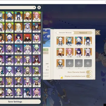 Genshin Impact Accounts End Game ASIA|Free HSR End Game & HI|AR 55|9 Limited + 2
