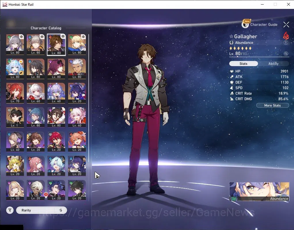Honkai Star Rail Accounts Asia|TL 64| 6 Limited |Saber E2+Sign,Cerydra,Kafka image 3