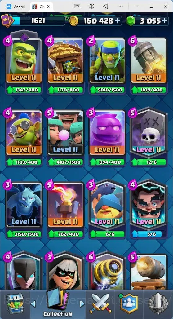 Clash Royale Accounts Mobile |Trophy 12239|7Max Hero Cards|10 EVO Cards| image 10