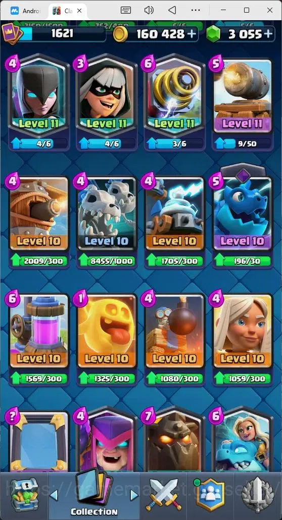 Clash Royale Accounts Mobile |Trophy 12239|7Max Hero Cards|10 EVO Cards| image 11