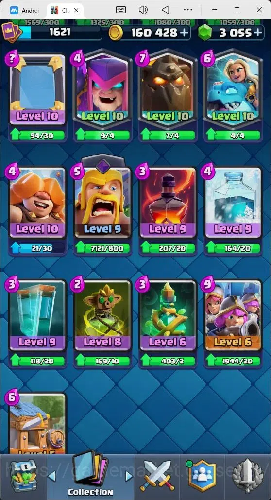 Clash Royale Accounts Mobile |Trophy 12239|7Max Hero Cards|10 EVO Cards| image 12